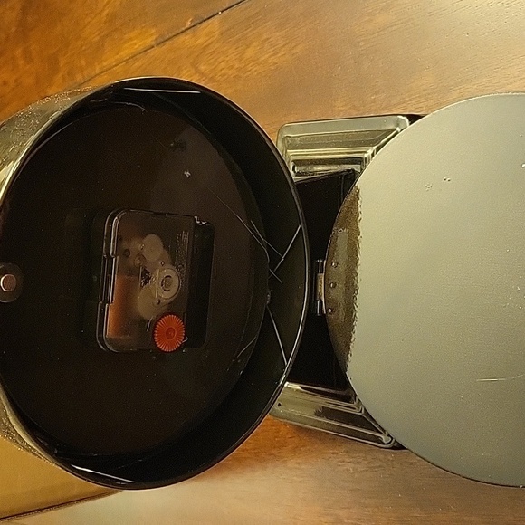 Vintage Style Black Table Clock New In Box - Picture 12 of 16